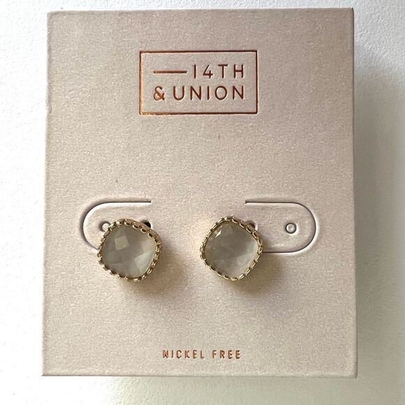 Earring Bundle 5 pair Hoop Stud Dangle Gold and Silvertone Earrings Jewelry NWT - Picture 3 of 7